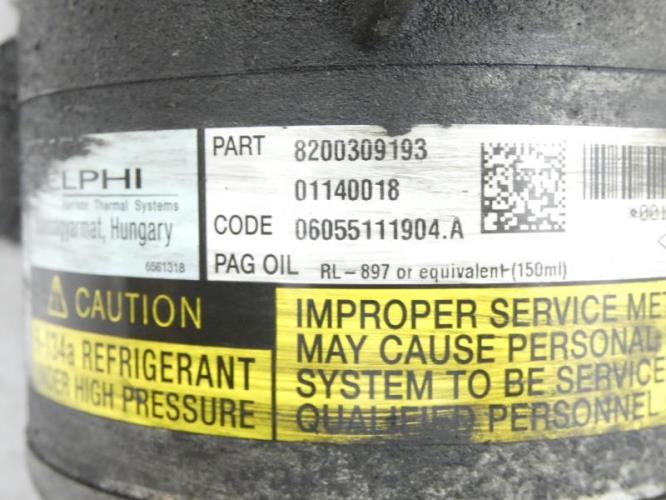 Compresseur clim RENAULT SCENIC 2 PHASE 1 Diesel