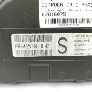 Compteur CITROEN C3 1 PHASE 1 Essence