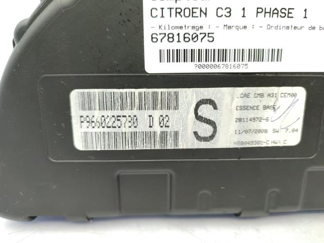 Compteur CITROEN C3 1 PHASE 1 Essence