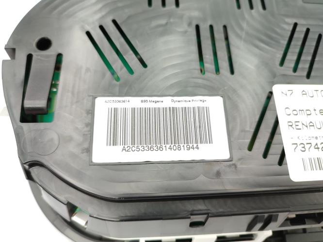 Compteur RENAULT MEGANE 3 PHASE 1 Diesel