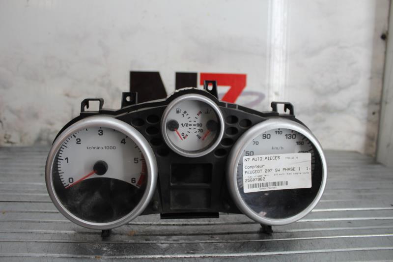 Compteur PEUGEOT 207 PHASE 1 BREAK Diesel