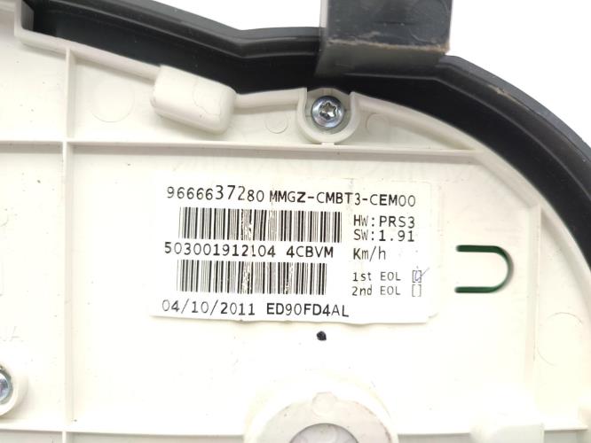 Compteur PEUGEOT 206+ Diesel