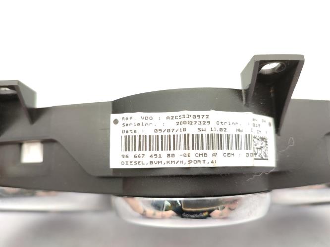 Compteur PEUGEOT 207 PHASE 2 CABRIOLET Diesel