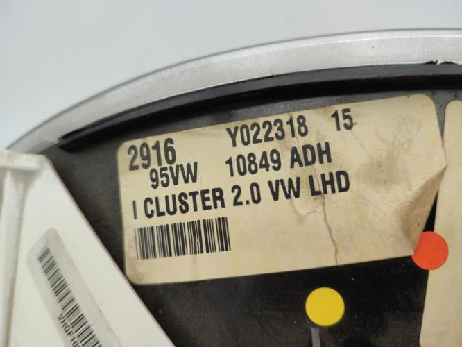 Compteur VOLKSWAGEN SHARAN 1 PHASE 1