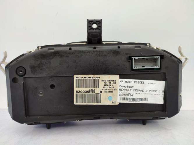 Compteur RENAULT MEGANE 2 PHASE 1 BREAK Diesel