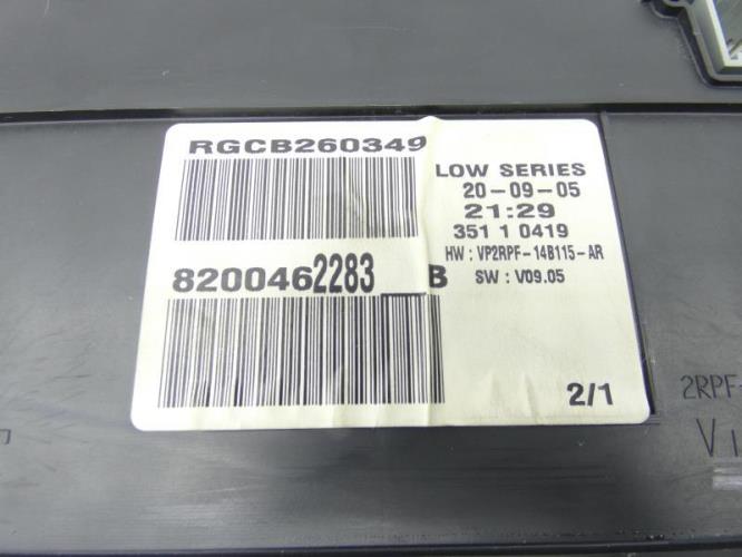 Compteur RENAULT MEGANE 2 PHASE 1 Diesel