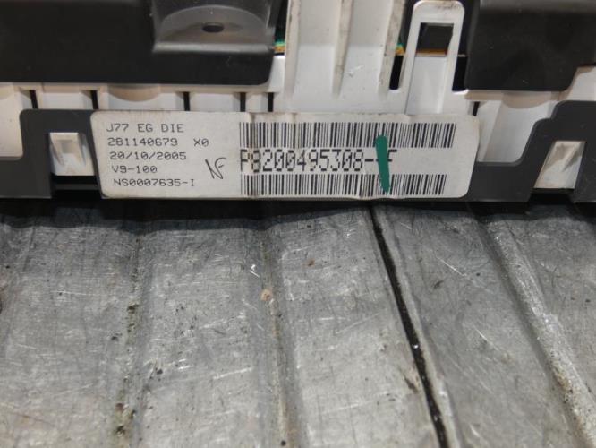 Compteur RENAULT MODUS PHASE 1 Diesel