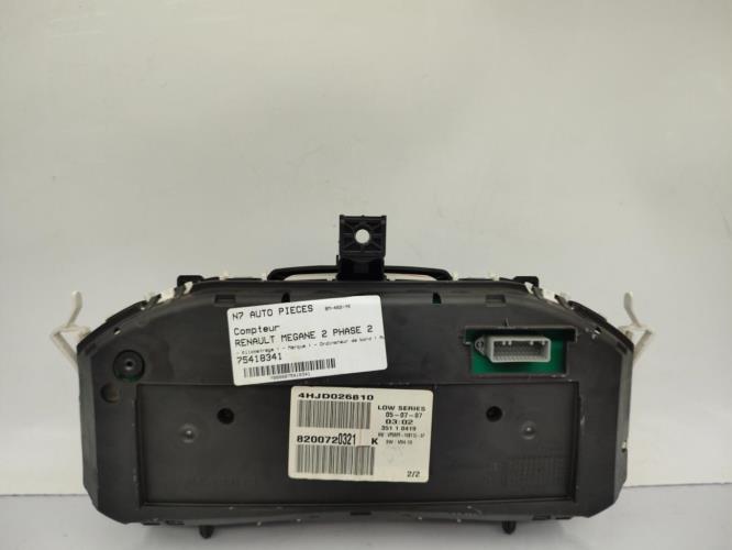 Compteur RENAULT MEGANE 2 PHASE 2 Diesel