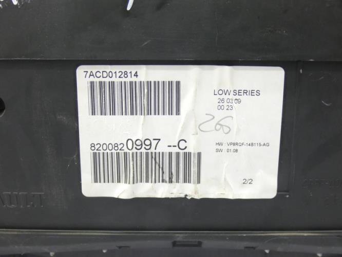 Compteur RENAULT CLIO 3 PHASE 1 Diesel