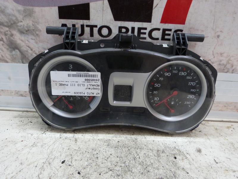 Compteur RENAULT CLIO 3 PHASE 1 Diesel