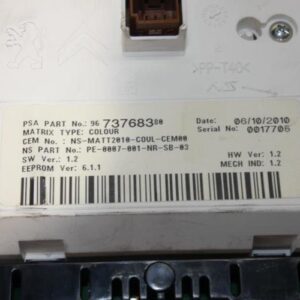 Compteur CITROEN C4 2 PHASE 1 Diesel