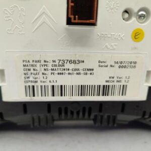 Compteur CITROEN C4 2 PHASE 1 Diesel