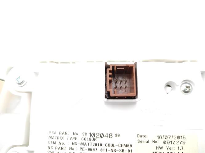 Compteur PEUGEOT 2008 1 PHASE 1 Essence