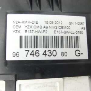 Compteur PEUGEOT 208 1 PHASE 1 Diesel