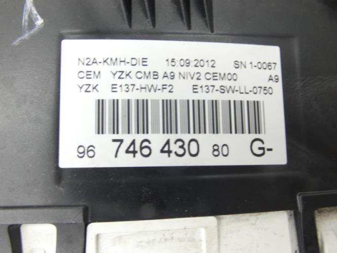 Compteur PEUGEOT 208 1 PHASE 1 Diesel