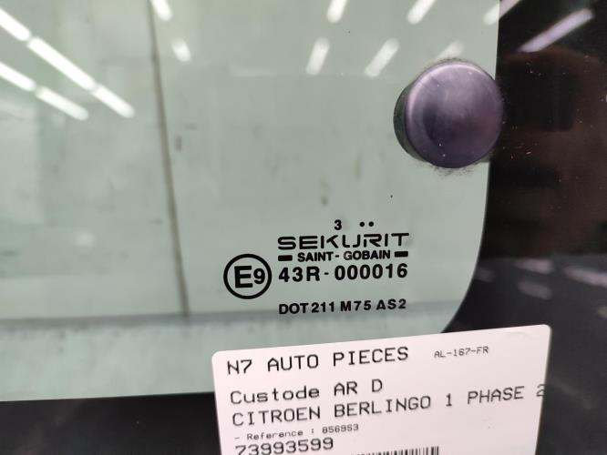 Custode arriere droit CITROEN BERLINGO 1 PHASE 2 Diesel