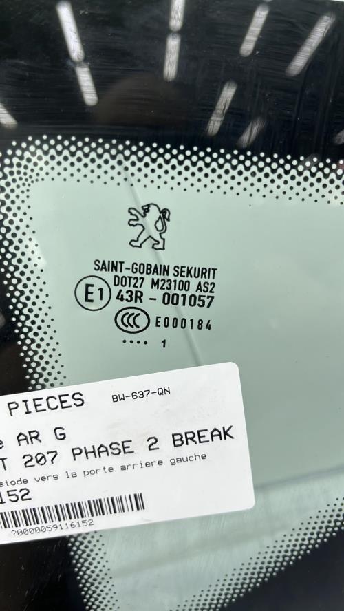 Custode arriere gauche PEUGEOT 207 PHASE 2 BREAK Diesel