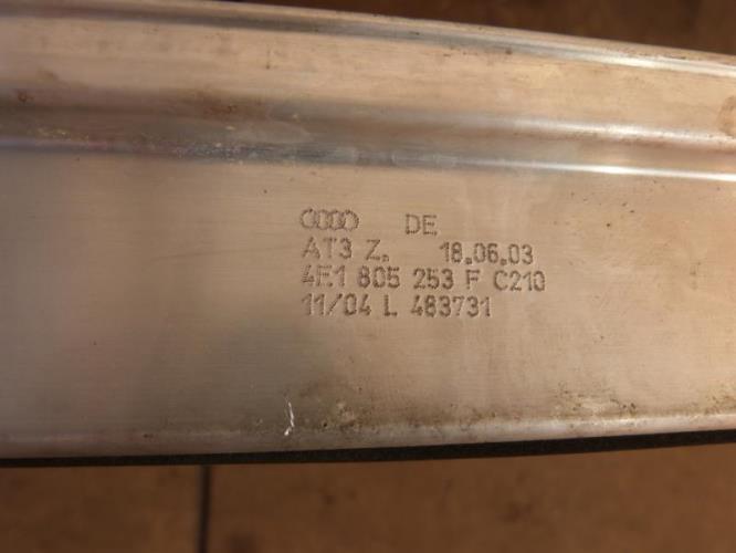 Demi berceau AUDI A8 2 PHASE 1 Essence