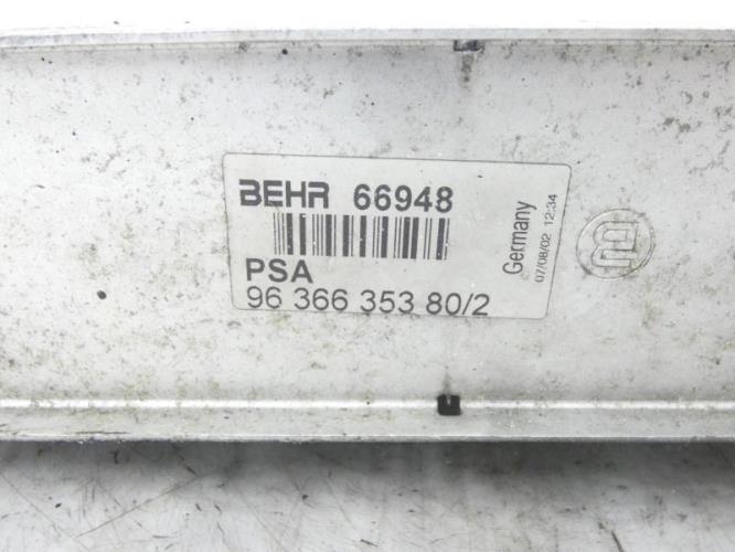 Echangeur air (Intercooler) PEUGEOT 307 PHASE 1 Diesel