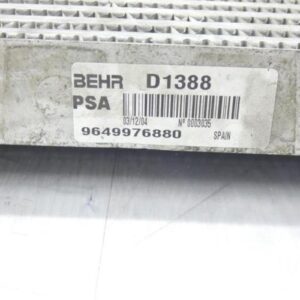 Echangeur air (Intercooler) PEUGEOT 607 PHASE 2