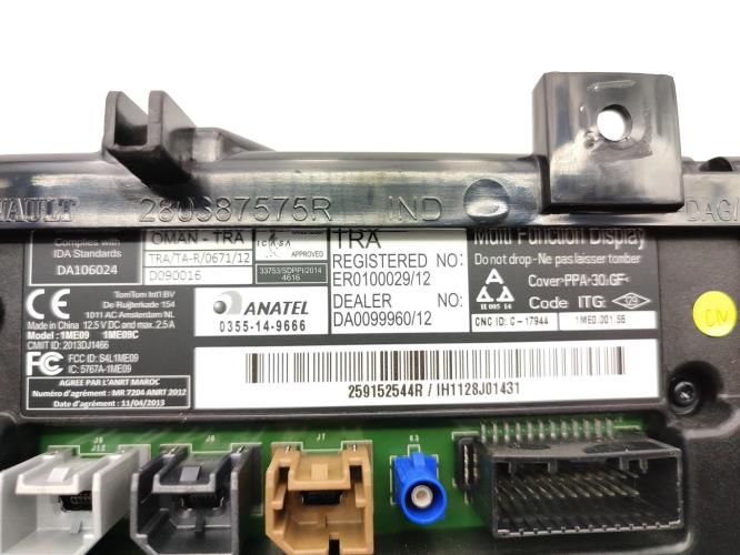 Ecran GPS RENAULT CAPTUR 1 PHASE 2 Essence