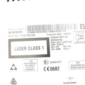 Ecran GPS NISSAN X-TRAIL 3 PHASE 1 Diesel