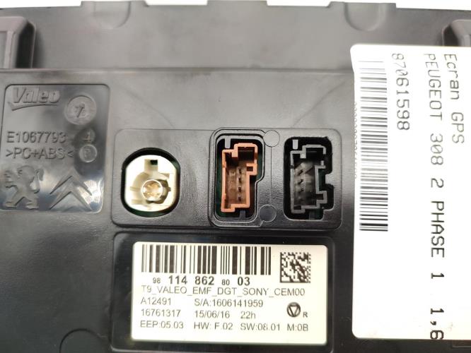 Ecran GPS PEUGEOT 308 2 PHASE 1 Diesel