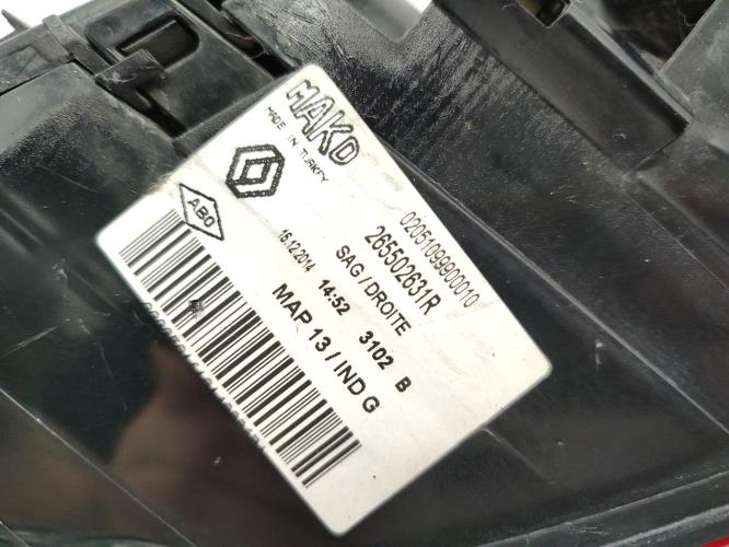 Feu arriere principal droit (feux) RENAULT CLIO 4 PHASE 1 Diesel