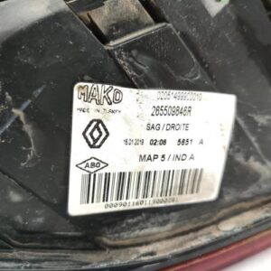 Feu arriere principal droit (feux) RENAULT CLIO 4 PHASE 2 Diesel