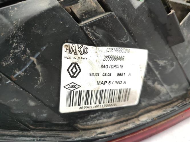 Feu arriere principal droit (feux) RENAULT CLIO 4 PHASE 2 Diesel