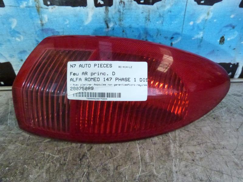 Feu arriere principal droit (feux) ALFA ROMEO 147 PHASE 1 Essence