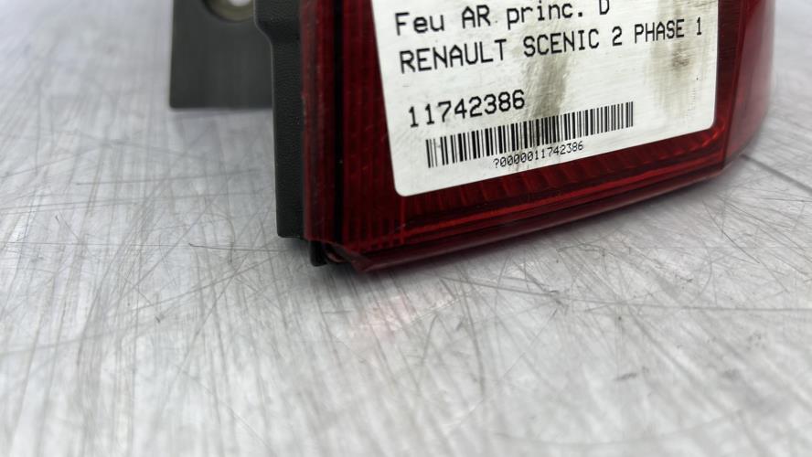 Feu arriere principal droit (feux) RENAULT SCENIC 2 PHASE 1 Diesel