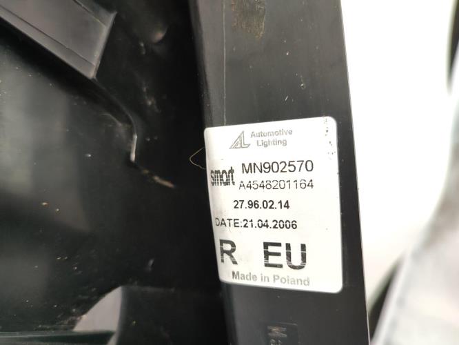 Feu arriere principal droit (feux) SMART FORFOUR 1 Diesel