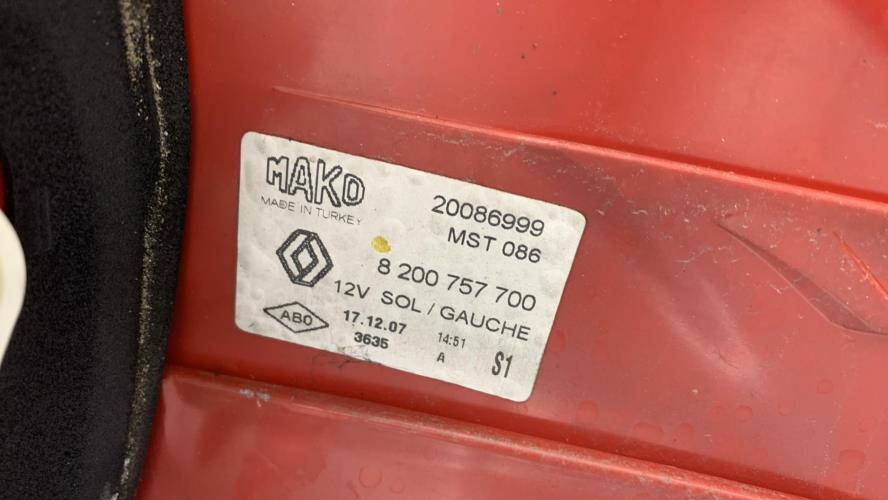 Feu arriere principal gauche (feux) RENAULT MEGANE 2 PHASE 2 Diesel