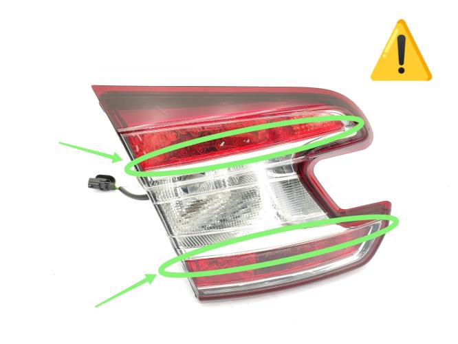 Feu arriere secondaire gauche (feux) RENAULT MEGANE 3 PHASE 2 BREAK Diesel