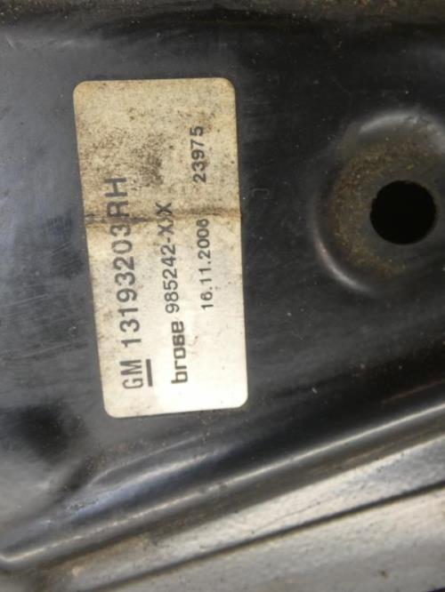 Leve vitre electrique arriere droit OPEL