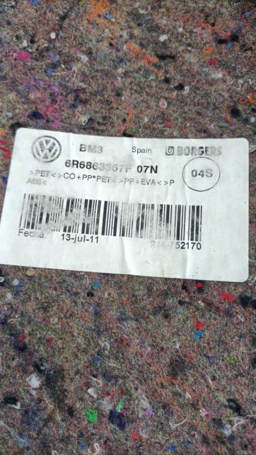 Moquette VOLKSWAGEN POLO 5 PHASE 1 Diesel