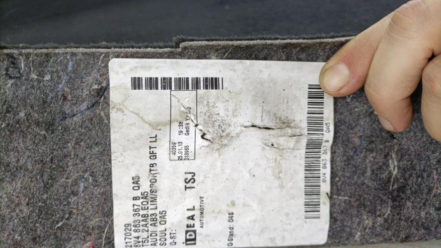 Moquette AUDI A3 3 SPORTBACK PHASE 1 Diesel