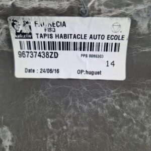 Moquette PEUGEOT 208 1 PHASE 2 Diesel