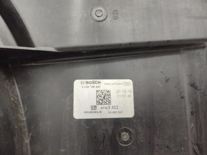 Moto ventilateur radiateur OPEL ASTRA K PHASE 1 Essence