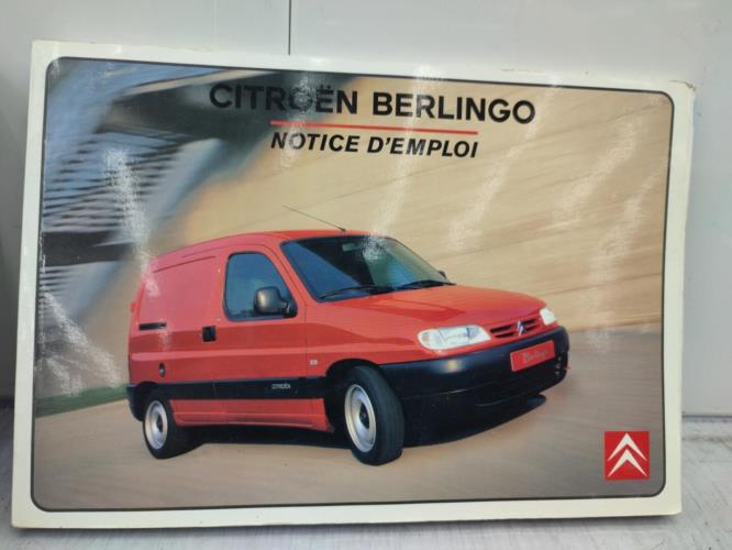 Notice d'utilisation CITROEN BERLINGO 1 PHASE 1 Diesel