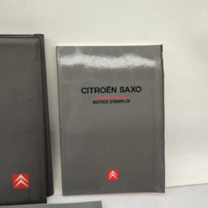 Notice d'utilisation CITROEN SAXO PHASE 1 Essence