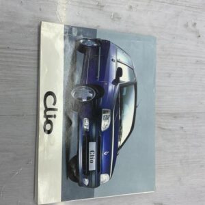 Notice d'utilisation RENAULT CLIO 1 PHASE 3 Essence