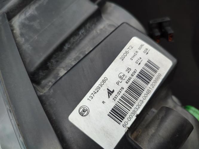 Optique avant principal droit (feux)(phare) FIAT