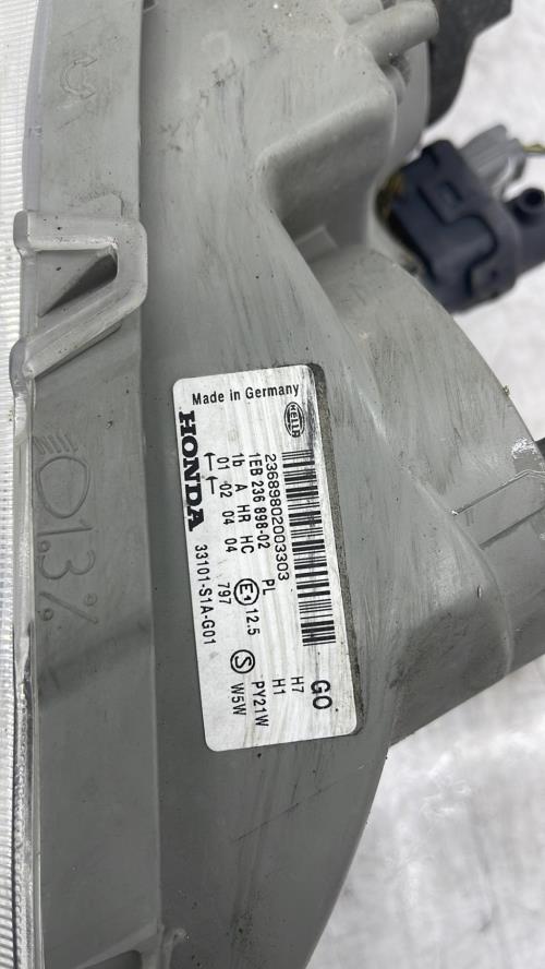 Optique avant principal droit (feux)(phare) HONDA ACCORD 6 PHASE 1 Diesel