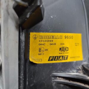 Optique avant principal droit (feux)(phare) FIAT DOBLO 1 PHASE 1 Diesel