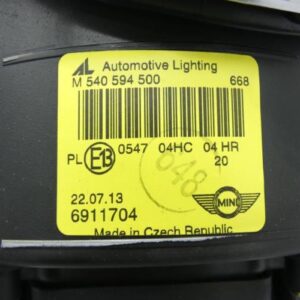 Optique avant principal droit (feux)(phare) MINI MINI 1 R50/R53 PHASE 1 Essence