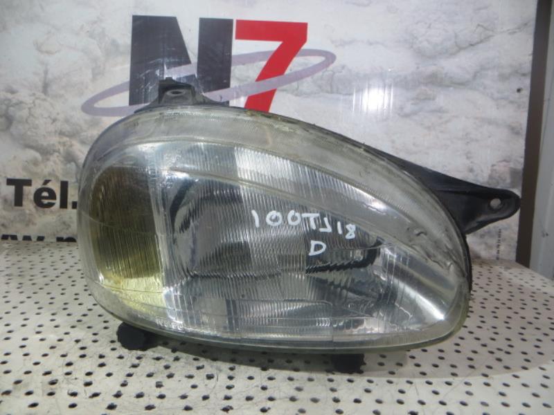 Optique avant principal droit (feux)(phare) OPEL CORSA B PHASE 1 Essence