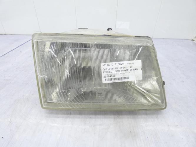 Optique avant principal droit (feux)(phare) PEUGEOT 309 PHASE 2 Diesel