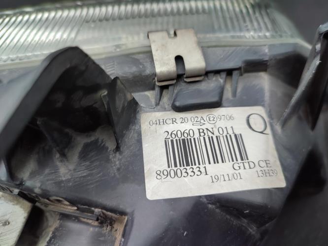 Optique avant principal gauche (feux)(phare) NISSAN ALMERA 2 PHASE 1 Diesel